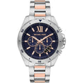 Michael Kors Men’s Quartz Two Tone Stainless Steel Blue Dial 45mm Watch MK9065