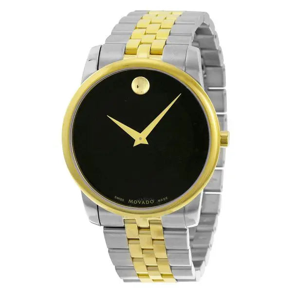 Movado Men’s Swiss Made Quartz Stainless Steel Black Dial 40mm Watch 606899