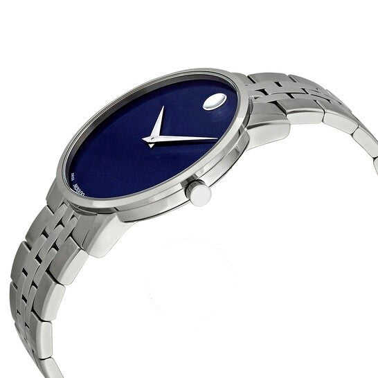 Movado Men’s Swiss Made Quartz Stainless Steel Blue Dial 40mm Watch 607212