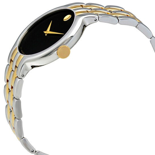 Movado Men’s Quartz Swiss Made Stainless Steel Black Dial 38mm Watch 606932