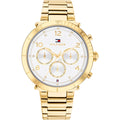 Tommy Hilfiger Women’s Quartz Gold Stainless Steel Silver Dial 38mm Watch 1782490