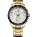 Tommy Hilfiger Men’s Quartz Stainless Steel Silver Dial 46mm Watch 1791121